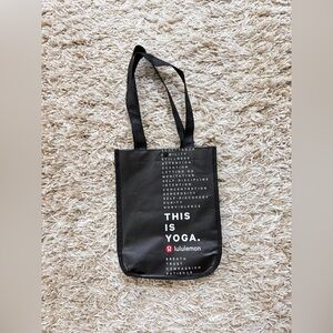 Lululemon Black Tote Bag